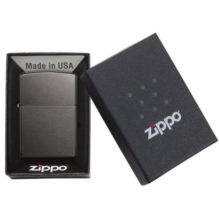 Zippo lighter gray dusk finish petrol - Lighters - Brass