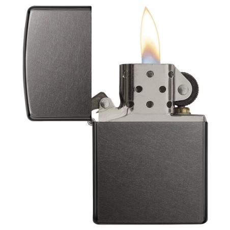 Zippo lighter gray dusk finish petrol - Lighters - Brass