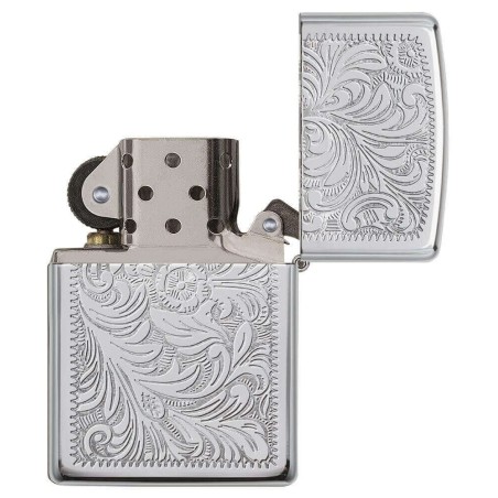 Zippo Feuerzeug Venetian Chrom-Finish - Feuerzeuge