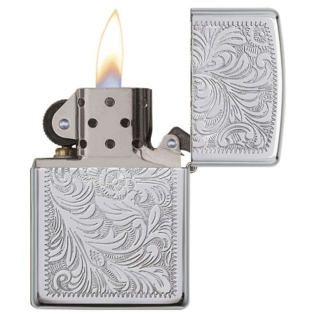 Zippo Feuerzeug Venetian Chrom-Finish - Feuerzeuge