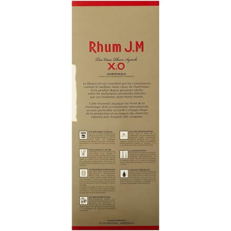 J.M. Rhum Agricole Vieux X.O. Vol. 45% Cl.70 J.M. Distillery Rhum