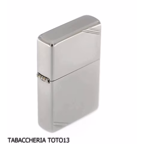 Zippo vintage replica 1935 pulido cromado y decoraciones diagonales - Alumbradores