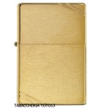 Zippo vintage replica 1935 golden satin and diagonal decorations - Lighters - Brass