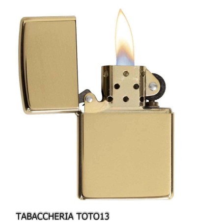 Zippo Classic Gold in poliertem Messing - Feuerzeuge