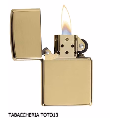 Zippo Classic gold in polished brass - Lighters - Brass