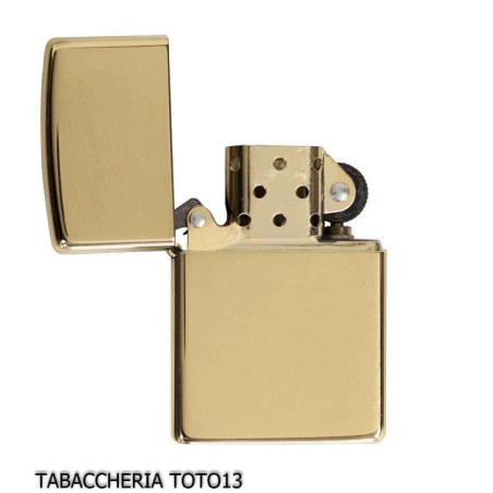 Zippo Classic Gold in poliertem Messing - Feuerzeuge