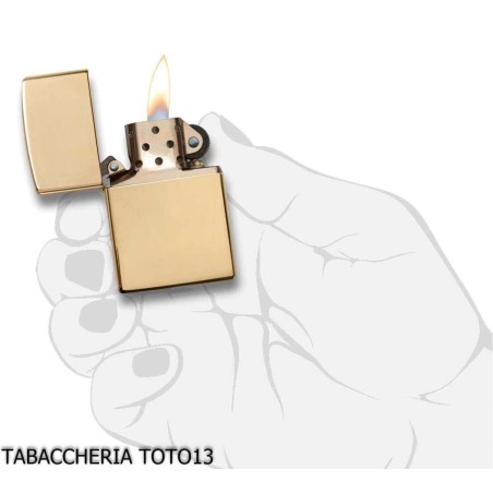 Zippo Classic Gold in poliertem Messing - Feuerzeuge