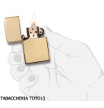Zippo Classic gold in polished brass - Lighters - Brass