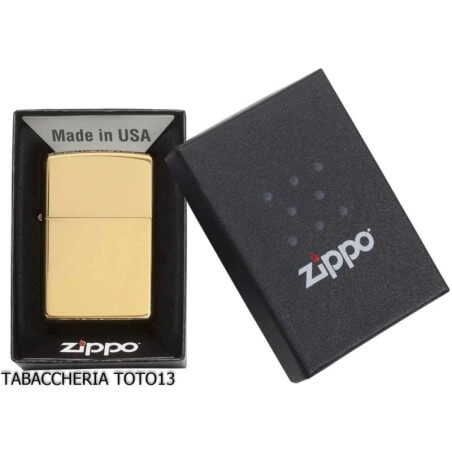 Zippo Classic en latón pulido Zippo Encendedores Zippo