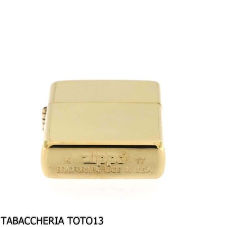 Zippo Classic Gold in poliertem Messing - Feuerzeuge