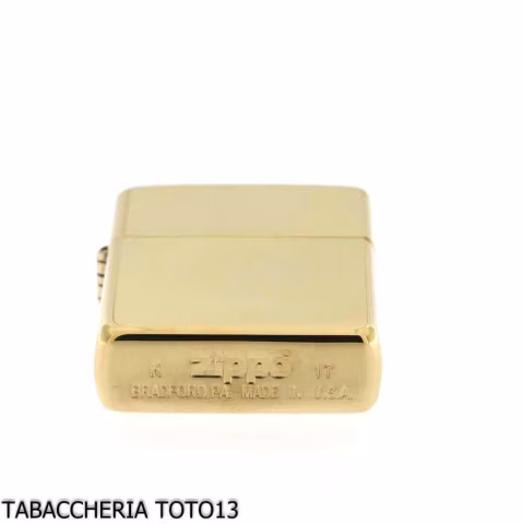 Zippo Classic gold in polished brass - Lighters - Brass