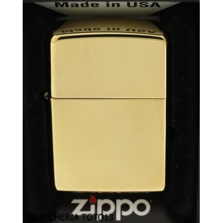Zippo Classic Gold in poliertem Messing - Feuerzeuge