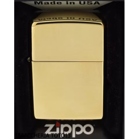 Zippo Classic gold in polished brass - Lighters - Brass