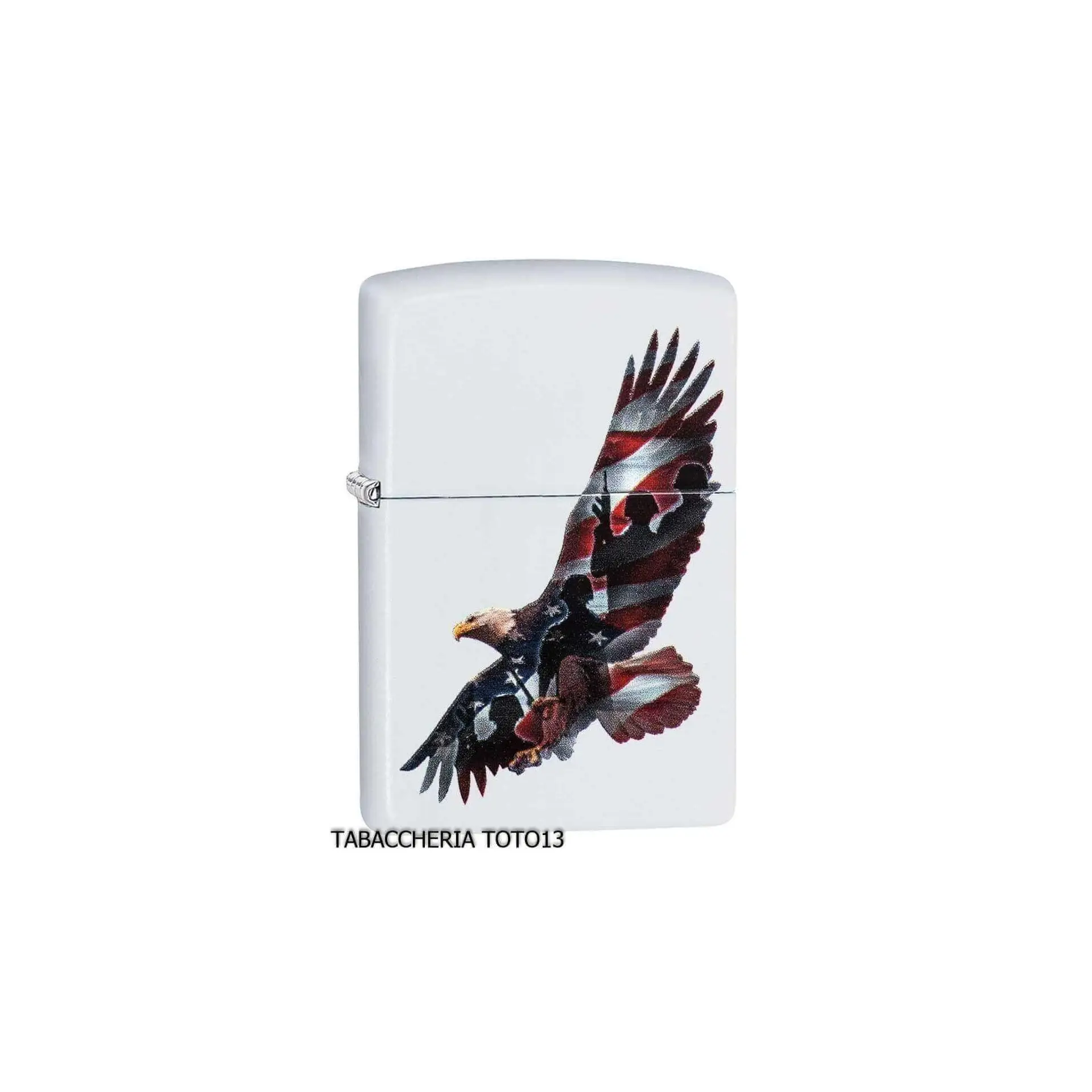 Zippo eagle flag usa white lacquer finish - Lighters - Brass Zippo eagle flag usa white lacquer finish - Lighters - Brass