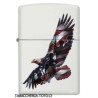 Zippo eagle bandiera USA finitura laccato bianco Zippo Zippo Zippo