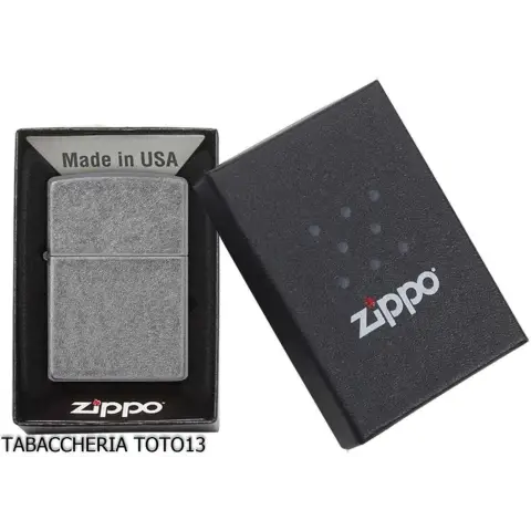 Zippo regular placcato argento anticato - Accendini