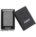Zippo regular placcato argento anticato - Accendini