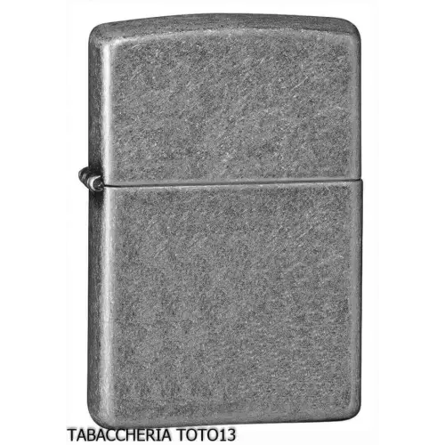 Zippo regular antiqued silver plated - Lighters - Brass