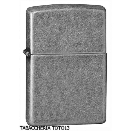 Zippo plateado antiguo envejecido plateado - Alumbradores