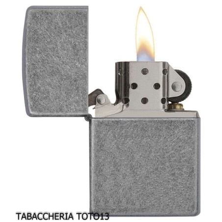 Zippo plateado antiguo envejecido plateado - Alumbradores