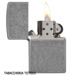 Zippo plateado antiguo envejecido plateado - Alumbradores