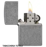 Zippo regular placcato argento anticato - Accendini