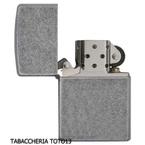 Zippo regular placcato argento anticato - Accendini