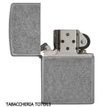 Zippo regular placcato argento anticato - Accendini
