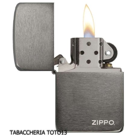 Zippo vintage replica 1941 Black Ice Logo - Accendini