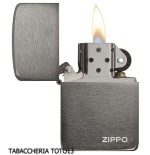 Zippo vintage replica 1941 Black Ice Logo - Accendini