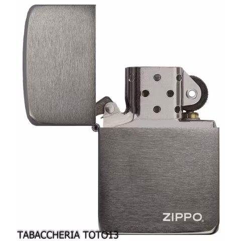 Zippo replica 1941 Black Ice Logo - Lighters - Brass