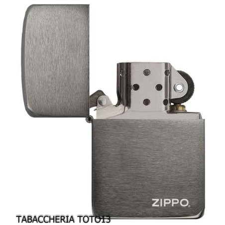Zippo vintage replica 1941 Black Ice Logo - Accendini