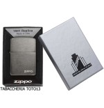 Zippo vintage replica 1941 Black Ice Logo - Accendini