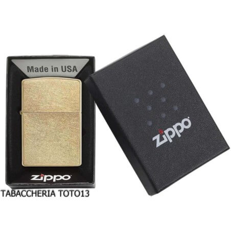 Zippo Classic Latón en latón envejecido Zippo Encendedores Zippo
