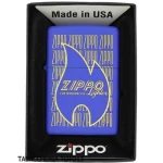 Zippo - Zippo logo Variation blauer Emaille-Finish