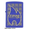 Zippo logo Variation blauer Emaille-Finish Zippo Zippo Feuerzeuge