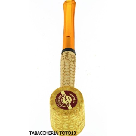Corncob pipe in Missouri Legend Straight - Tobacco Pipes - Cob