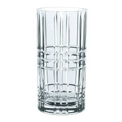 Bicchieri tumbler alto in cristallo lavorato Nachtmann, set 4 pezzi