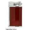 Amaranth colored lacquer flare lighter by Lubinski