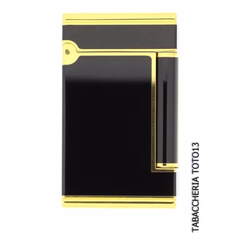 St Dupont lighter line D lady Normandy black Chinese lacquer - Lighters