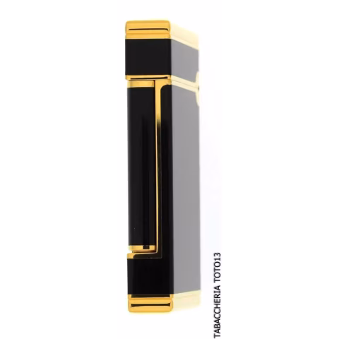 St Dupont lighter line D lady Normandy black Chinese lacquer - Lighters
