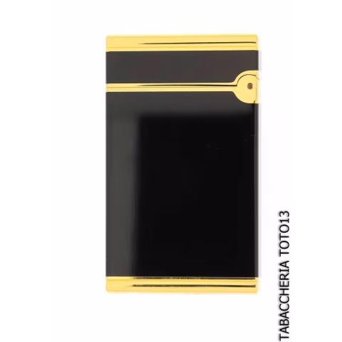 St Dupont lighter line D lady Normandy black Chinese lacquer - Lighters