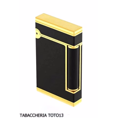 St Dupont lighter line D lady Normandy black Chinese lacquer - Lighters