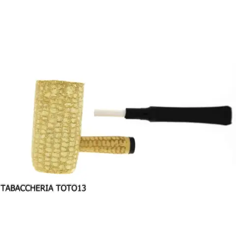Missouri Meerschaum General in pannocchia diritta - Pipe