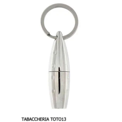 Lubinski bucasigari oliva 8mm cromato con portachiavi - Accessori Per Sigari