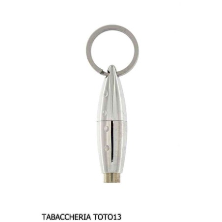 Perforadora de puros Lubinski de 8 mm, cromada, con llavero - Accesorios Del Cigarro