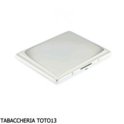 Ultra-thin cigarette case in chromed steelCigarette case