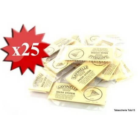 25 filtro de paquetes de piezas de madera de balsa para la pipa Savinelli 6mm medirFiltros para Pipas de tabaco
