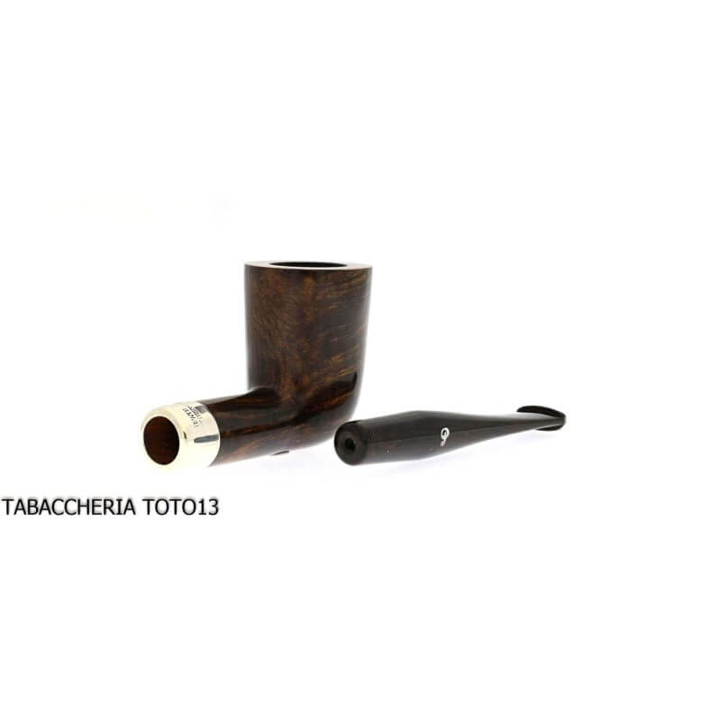 Peterson Ashford Army Doublin Tabakpfeife dunkle Wurzel Silberring - Peterson Of Doublin Pipe
