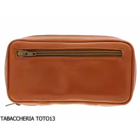 Sac Arcadia pour 2 pipes et fume tabac en cuir divers coloris - Sacs pour pipes - Arcadia